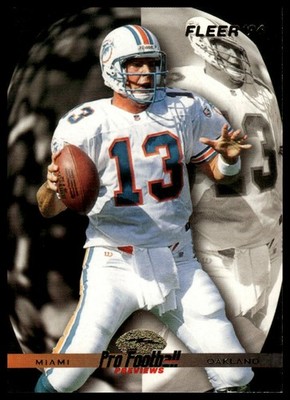 Miami - Oakland PFWP 1996 Fleer #195 Miami Dolphins