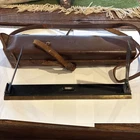 Original Military gun Sight Leveler WW2 Stamped US with case and strap