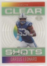 2021 Panini Illusions Clear Shots Emerald Shaquille Leonard Darius #CS-5 0i1i
