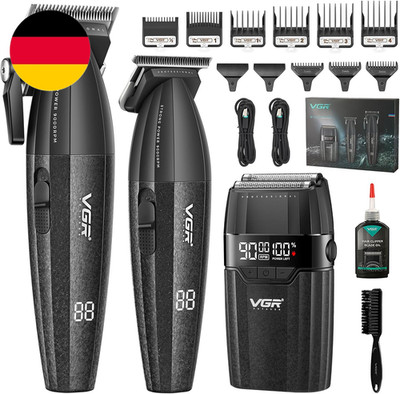 VGR 640 S3 3 in 1 Haarschneidemaschine Für Herren, Profi Haarschneider Haartrimm