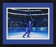 Framed Max Domi Toronto Maple Leafs Signed 16