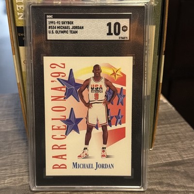 1991-92 Skybox Micheal Jordan US Olympic Team SGC 10!