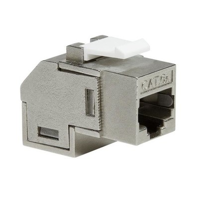 LogiLink NK4025 Cat.6A Keystone Kupplung 2 x RJ45 STP 90° gewinkelt