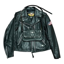 Harley Davidson Basic Skins Leather Jacket Women Small 98100-04vw Bag Bundle Harley Davidson Basic Skins Leather Jacket Women Small 98100-04vw Bag Bundle
