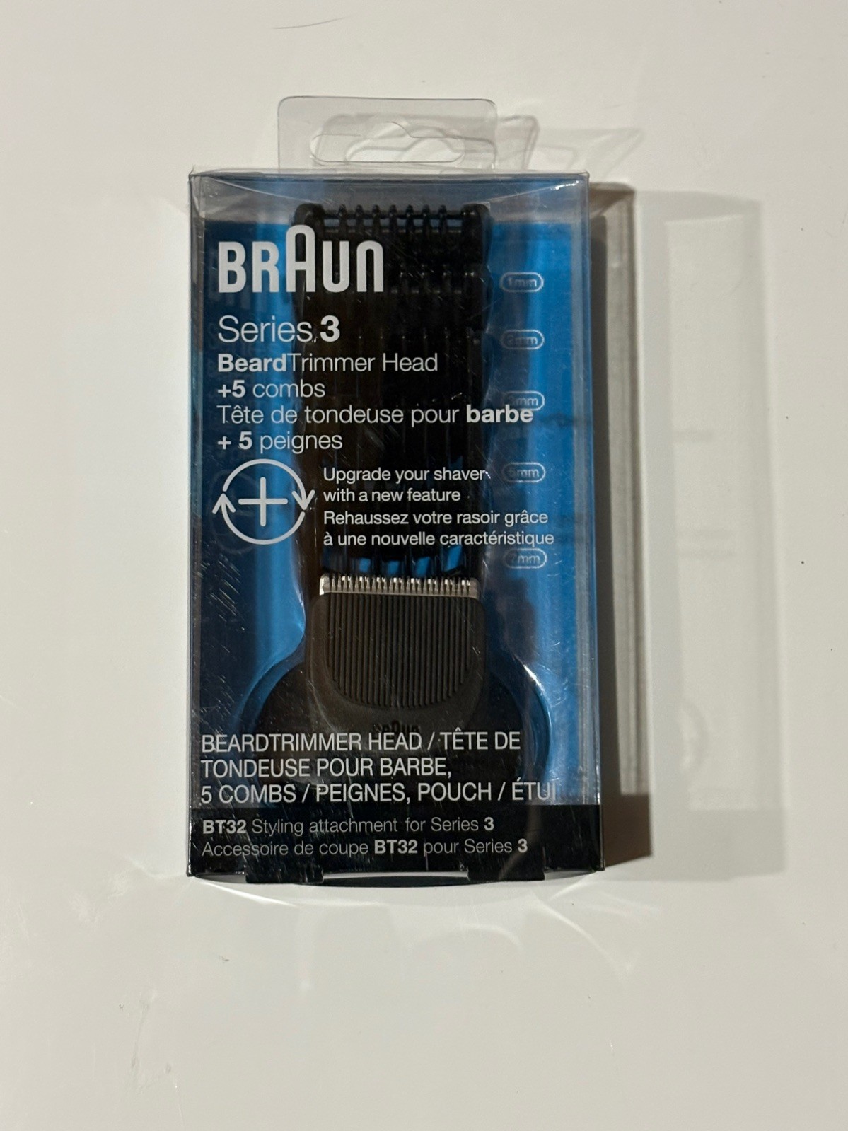 New Braun Series 3 BT32 Beard Trimmer Head Attachment & 5 Co