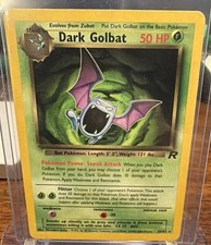 Vintage Pokémon Dark Golbat 24/82 Team Rocket Regular Rare 🔥