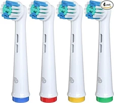 Replacement Toothbrush Heads Compatible with Oral B Braun 1or 4 Pack