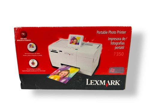 Lexmark P350 Digital Portable Photo Inkjet Printer NEW - Picture 1 of 4