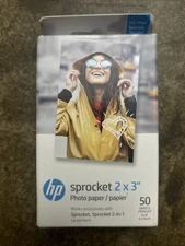 HP Sprocket Zink Photo Paper 2x3" for HP Sprocket Photo Printers 50 Sheets