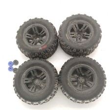 Dirtyused 4x Traxxas Sledgehammer 18 Monster Truck Tires Wheels 17mm Hex Dirtyused 4x Traxxas Sledgehammer 18 Monster Truck Tires Wheels 17mm Hex
