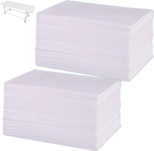50 Pack Disposable Bed Sheets, Waterproof Bed Cover, 31 X 67 Inches Massage Tabl