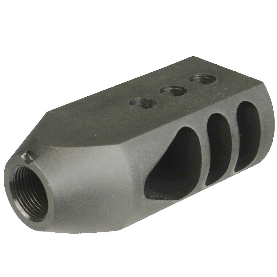 Steel M14x1 LH Tanker Muzzle Brake For 762x39mm With Dia.14 mm