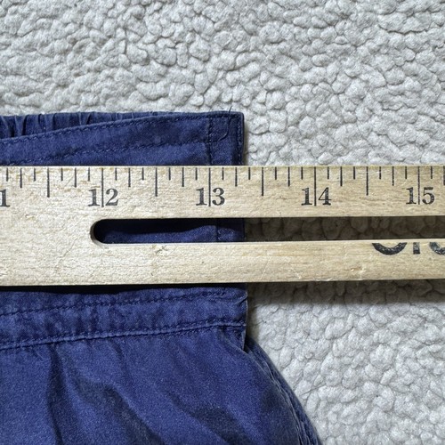 New York Studio Shorts Damen Medium Plissee 100 % Seide blau Stretch hoher Bund - Bild 11 von 13
