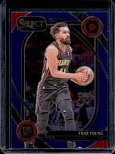 2024-25 Panini Select Trae Young Courtside Blue Retail #223 Hawks