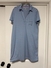 Lilly Pulitzer, Dune UPF 50+ Short Sleeve Dress, Barton Blue St. Tropez, Large
