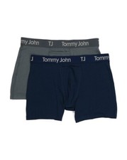 Tommy John Men  s Cotton/spandex Boxer Briefs 4  Inseam  new  size XL