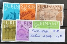 TIMBRES SURINAME SERIE 1977 NEUFS ** MNH