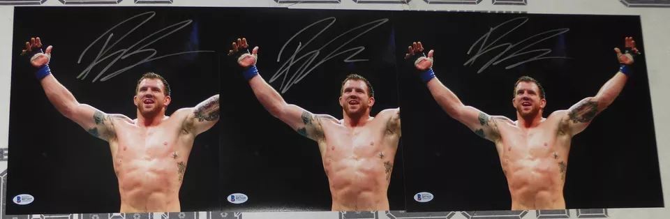 Ryan Bader Signed UFC 11x14 Photo BAS Beckett COA Picture Autograph Fight Night - Image 2 of 4
