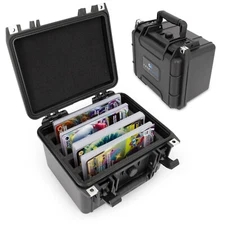 CASEMATIX Jumbo Card Case For Pokemon and 5x7 Toploaders 5 x7 Toploader Case
