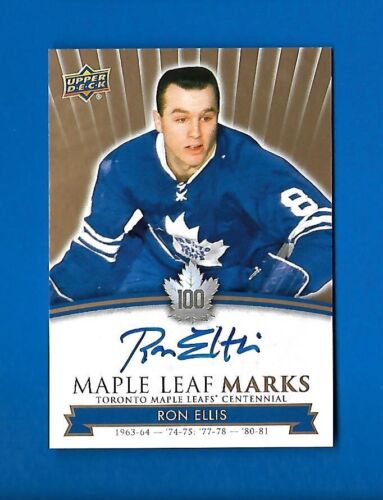 2017-18 TORONTO MAPLE LEAFS CENTENNIAL LEAF MARKS AUTOGRAPH & AKA CARD SEE LIST - Picture 75 of 91