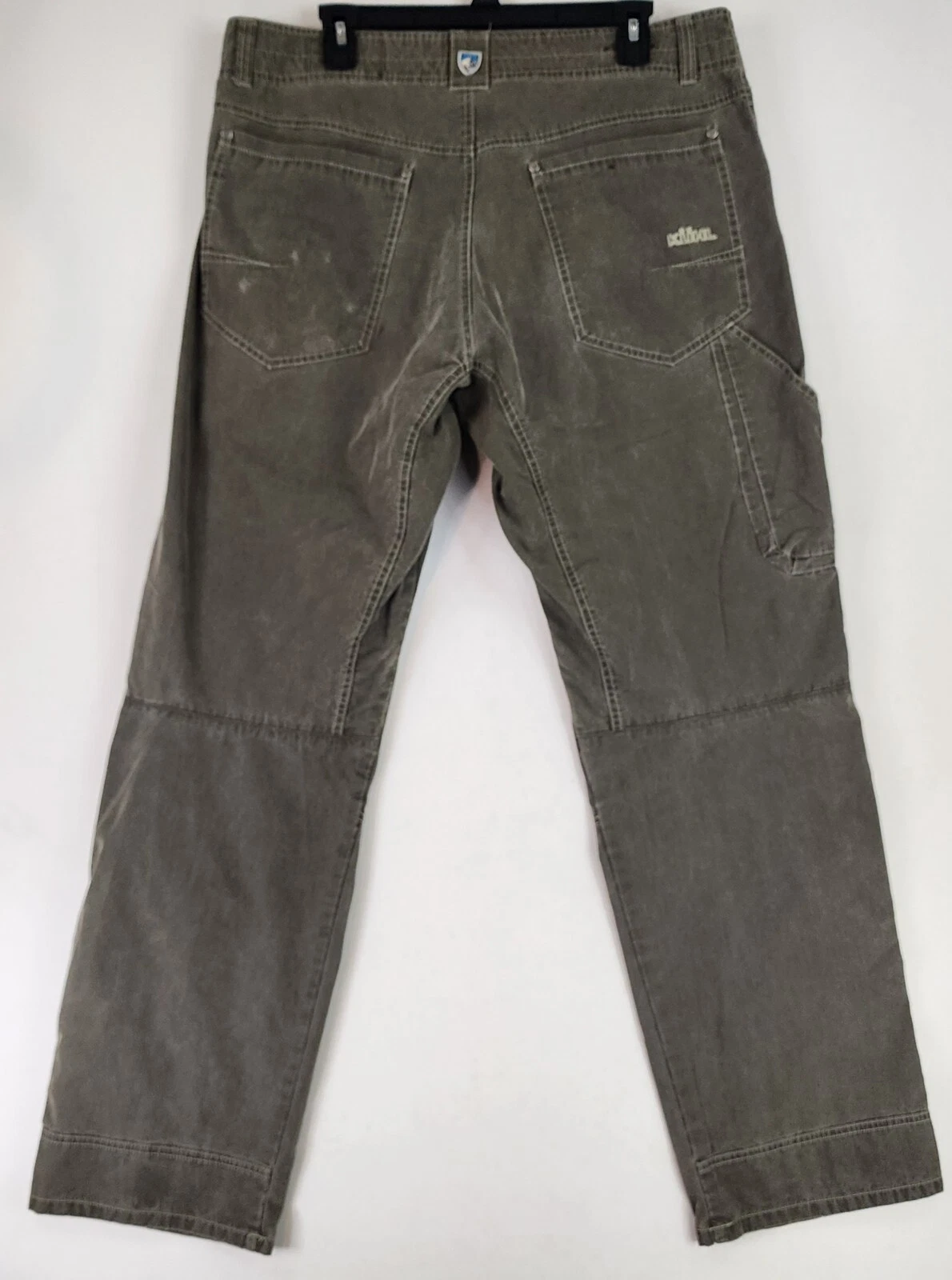 Kuhl Pants Mens 36 X 32 Green Revovlr Dadcore Distressed Grunge Workwear Pants