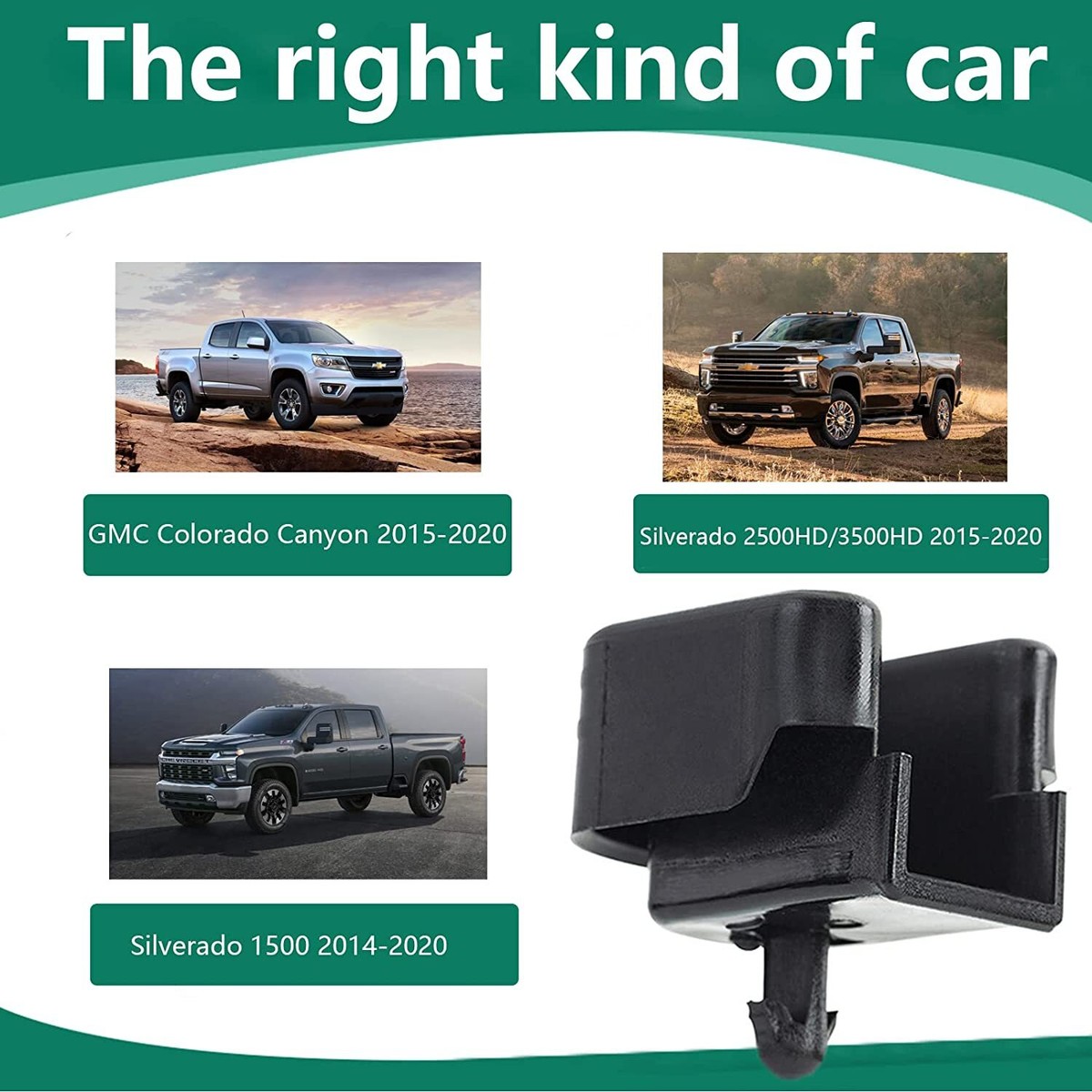 Rear Right Tailgate Bushing With Assist For 2014-2020 Chevy Silverado 1500