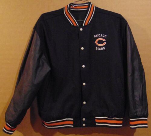Chicago Bears Hoodie Sweatshirt Mens XL Blue NFL Football Reebok