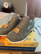 Skechers Women's Slip-ins Summits Dazzling Haze Gry Sneakers Size:9 177BC