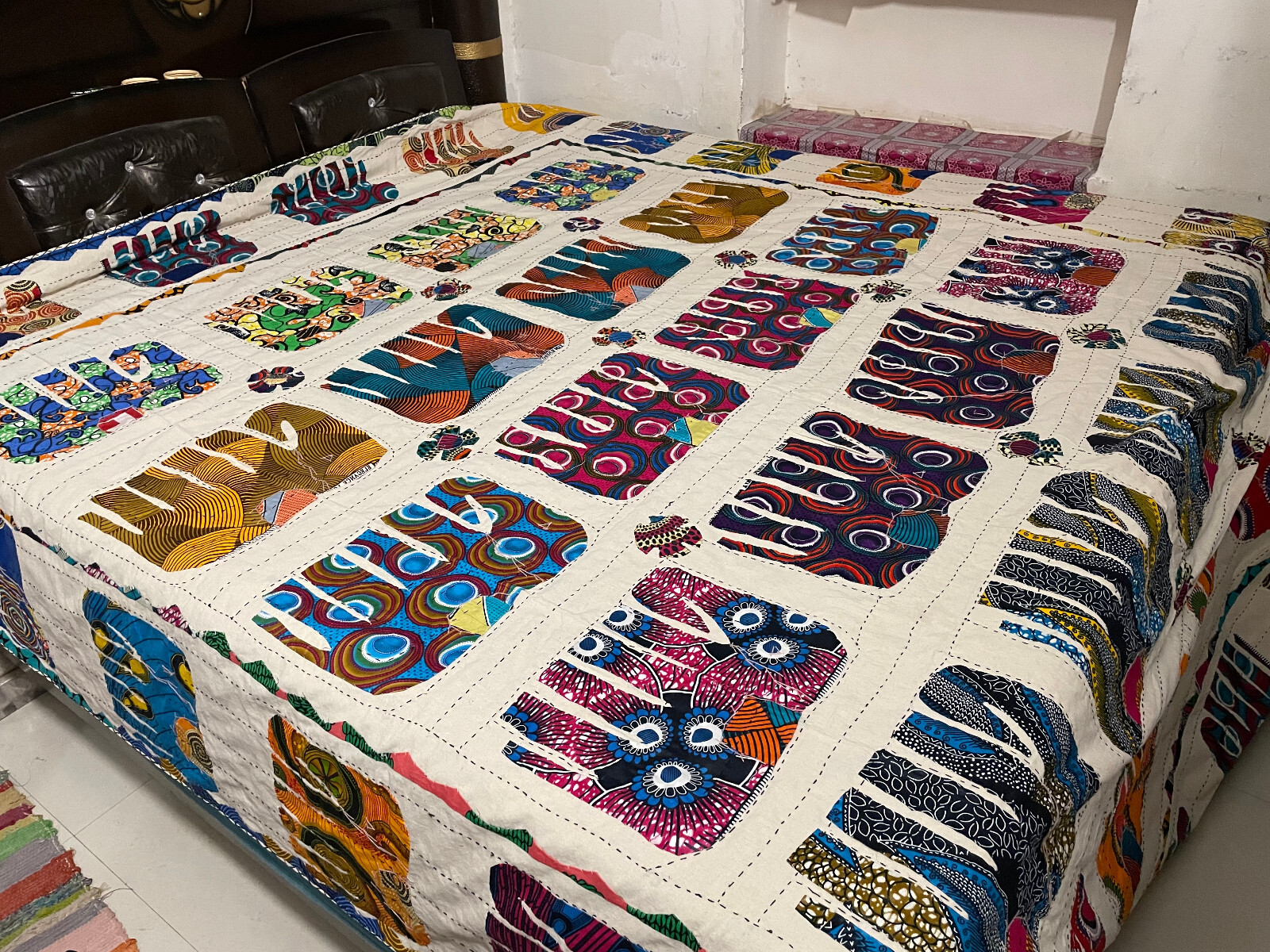 Throw Quilt Hippy Bohemian Quilts