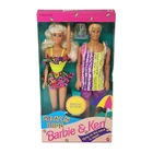 VINTAGE 1993 BEACH FUN BARBIE & KEN DOLLS NRFB NEW IN BOX # 11481 GIFT SET