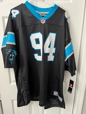 NFL Pro Line Carolina Panthers Efe Obada Black Jersey 3XL- New with Tags
