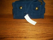 Capelli New York Women's BLUE Cloth, Clutch Small size 9" x 5"--NWT--Ship FREE