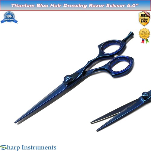 SHARP Edge Barber Scissors Hairdressing Shears Hair Cutting Salon Razor 6.0'' - Picture 5 of 23