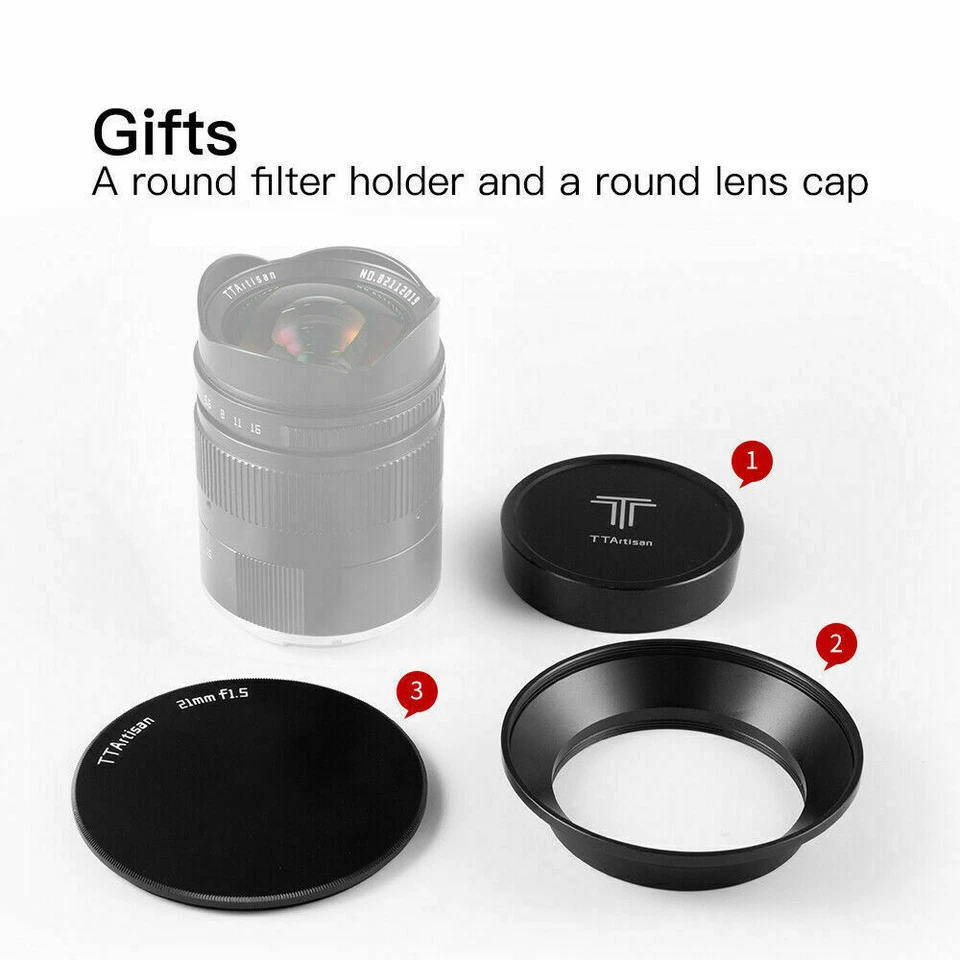 TTArtisan 21mm F1.5 Full Frame Lens For Sony E-Mount A7R2 VG10 A9 A1 5N Camera - Image 4 of 4