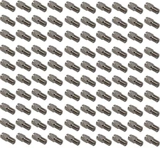 pack Of 100 Double Seal Flow Through Valve Stem Extension Tire Caps Inflate Th