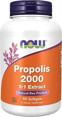 NOW Supplements, Propolis 2,000 (Bee Propolis), 5:1 Extract, Natural Bee... 