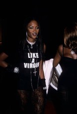 Naomi Campbell Iman at costume benefit at the Metropolitan Museum - Old Photo 1