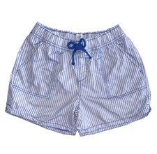 Gap Kids Girls XL Extra Large Shorts Blue White Striped 100 Cotton Clean EUC