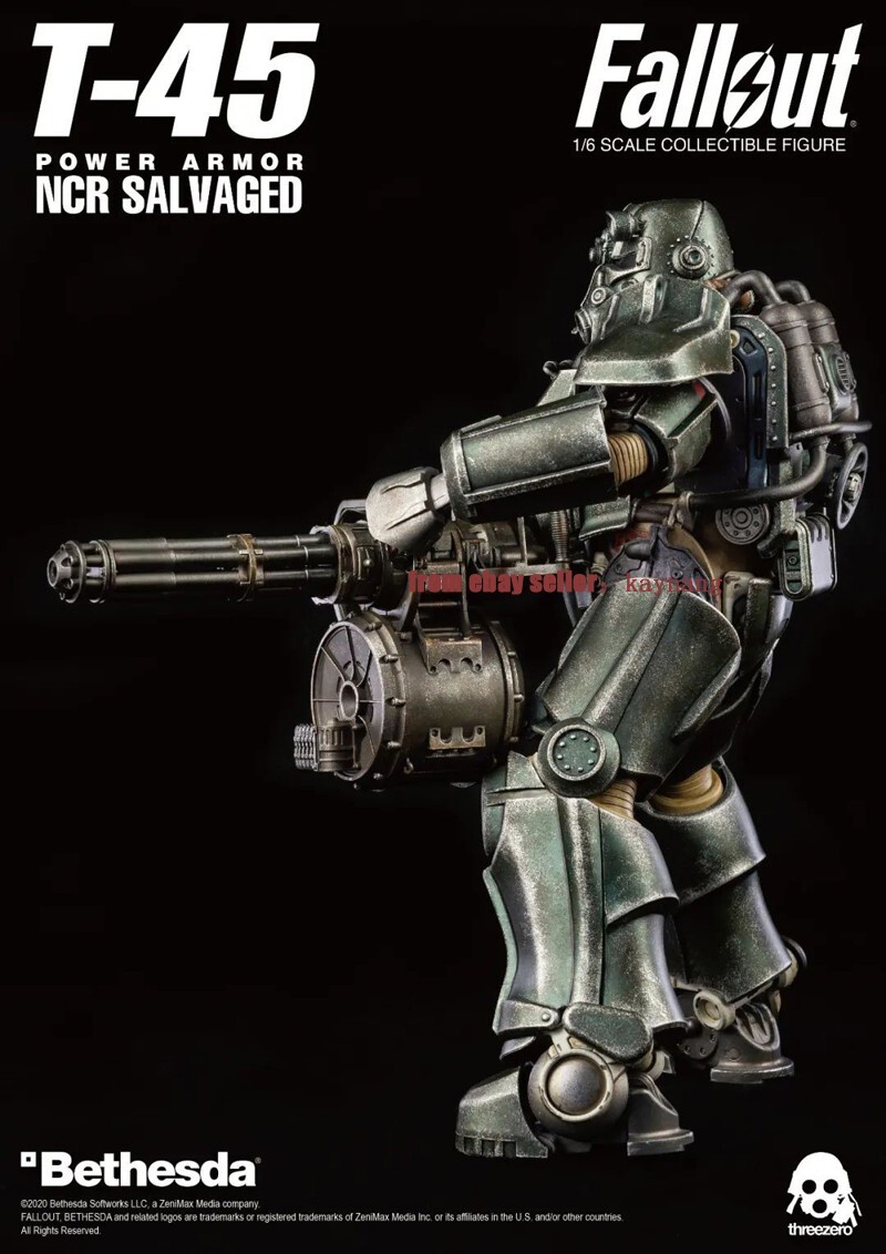Threezero Fallout 1/6 Scale T-45 Power Armor NCR Salvaged Action