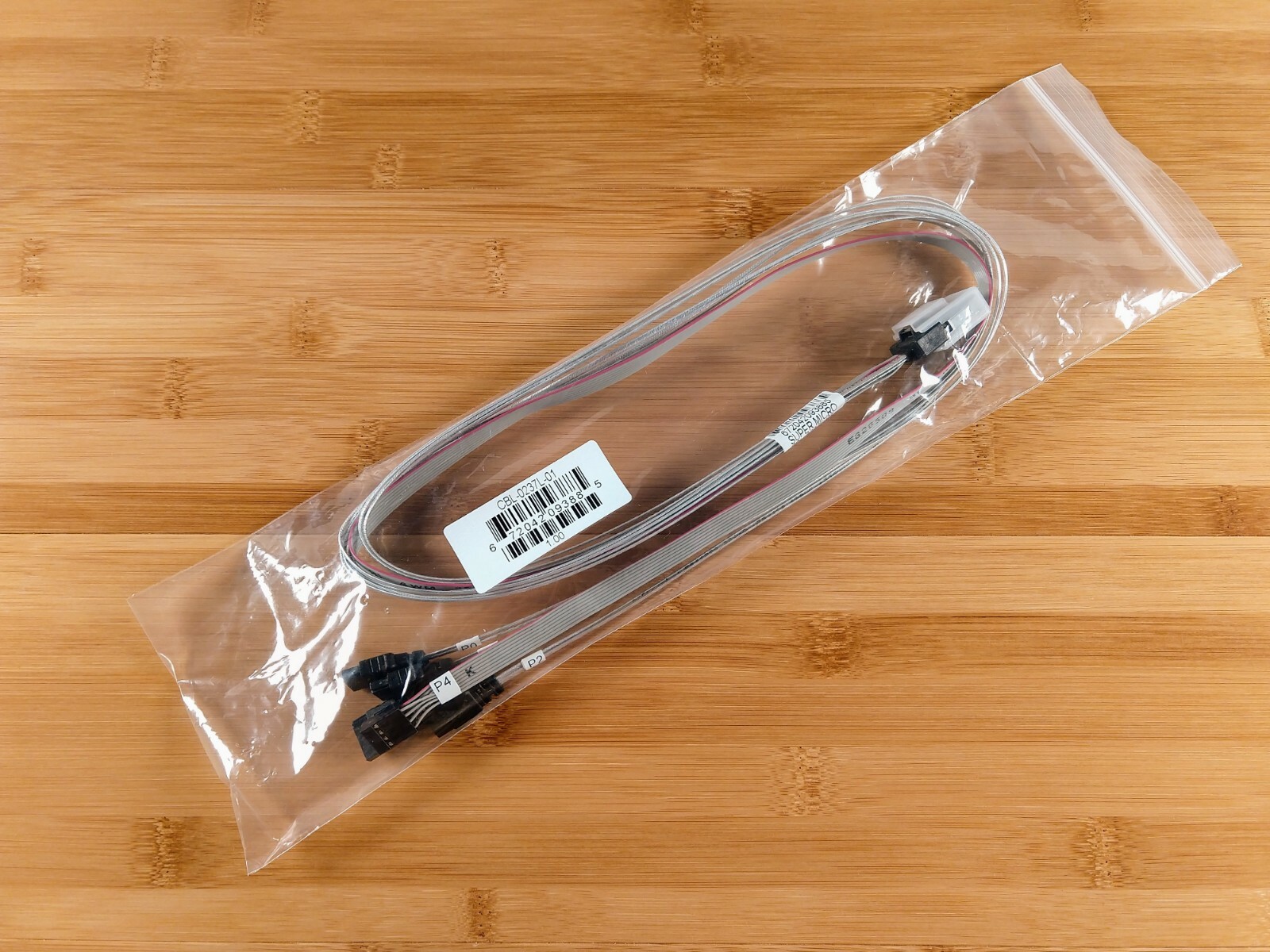 Supermicro CBL-0237L-01 70/70cm SFF-8087 To 4x SATA forward breakout ...