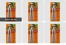 6 Gorilla Clear Grip Adhesive, Waterproof, Pack of 6 