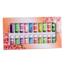 A Pack Of 24 Essential Oil in 12 Various Scents 5ML Each Bottle