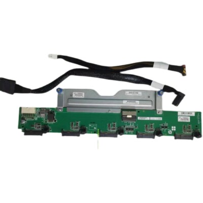 HP DL580 G8 G9 5-Bay SAS/SATA SFF 2.5'' Top HDD Backplane Kit 735520-001 + Cables