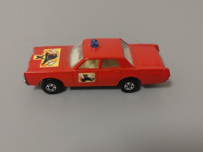 Matchbox Series Lesney Ford Galaxie 1966 Fire Chief N° 59 Wie Neu, 2 Polizisten.