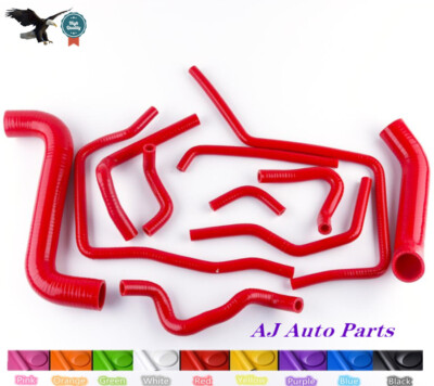 Silicone Radiator Hose For Subaru Impreza WRX/STi GDA/GDB EJ20/EJ25 2002-07 Red