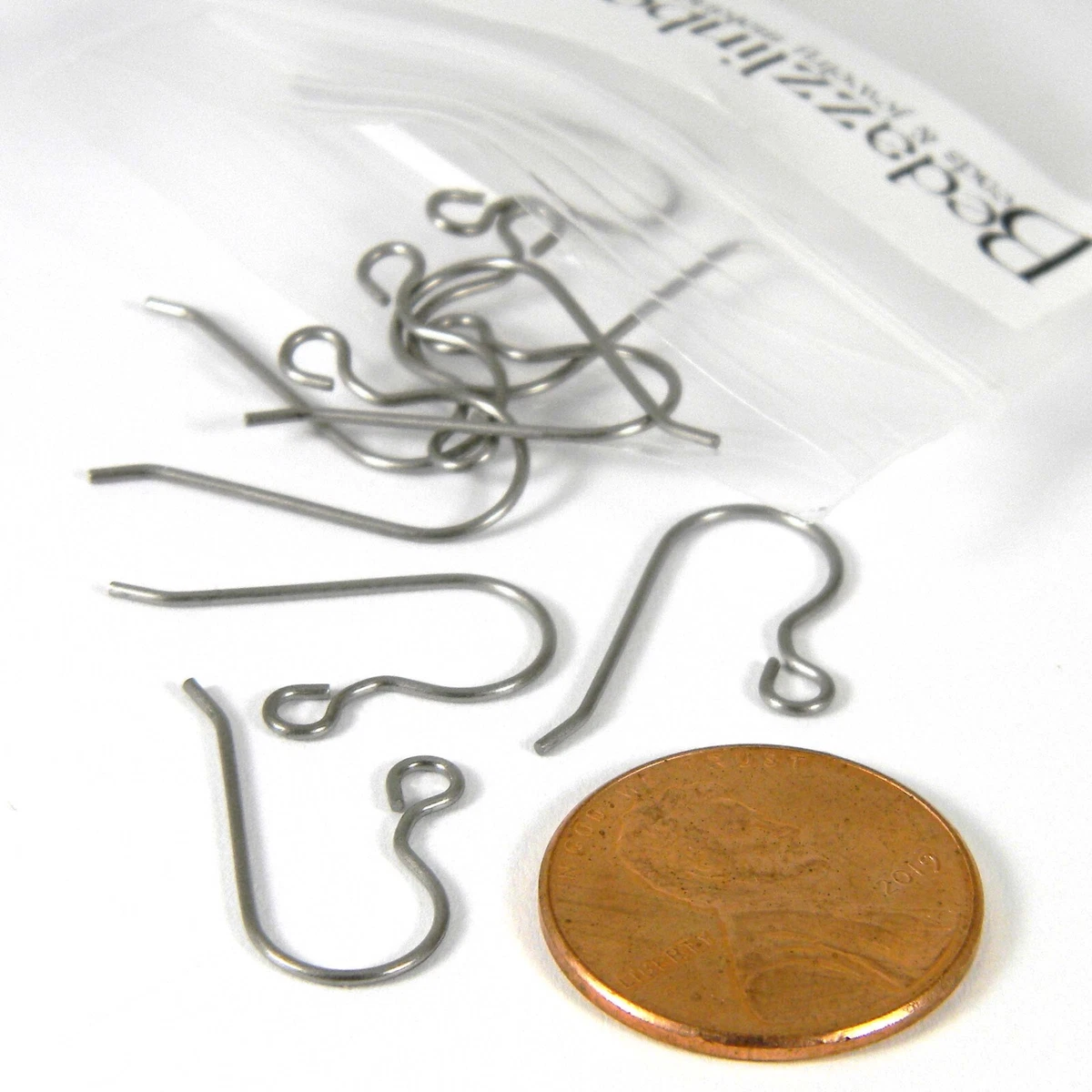 30 Silver Nickel Free Titanium French Hook Earring Findings w