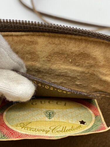 Borsa a tracolla Gucci Vintage GG PVC Linea Sherry Autenticità - Foto 6 di 13