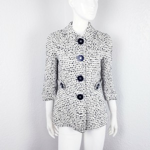 white boucle jacket