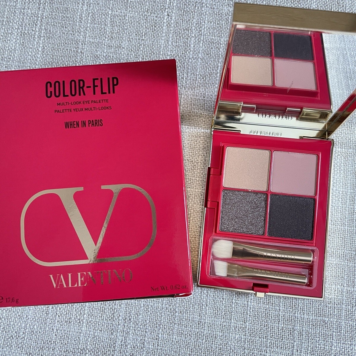 Valentino Color-Flip Multi Look Eye Palette 0.62oz -When In