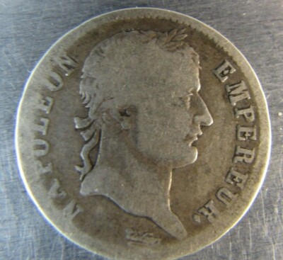 France Napoleon 1 Franc 1813-M scarce date/mint